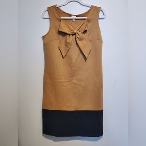 Size 6 Merona camel and black dress